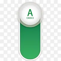 绿色按钮滑动矢量
