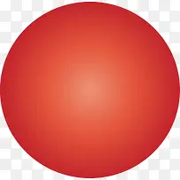 红色圆形矢量图