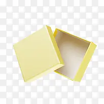 一个黄色的礼盒