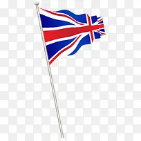 波动的英国国旗图