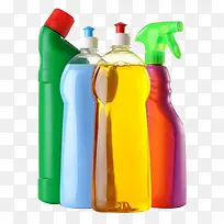 瓶装各种清洁剂