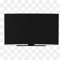 黑色电视机漂浮素材