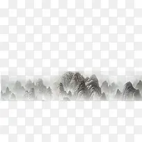 山脉线条