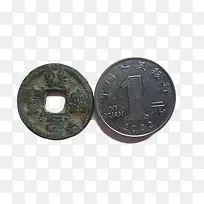 古老的钱币素材图片