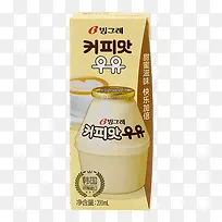 单瓶宾格瑞咖啡味牛奶饮料韩国进