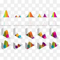 贝尔曲线抛物线矢量图