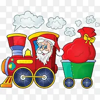 坐火车的圣诞老人