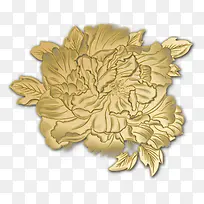 金色牡丹