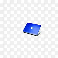 海蓝色笔记本电脑