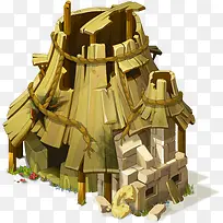 茅屋建筑