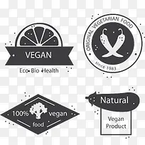 卡通蔬菜矢量图