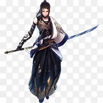 手拿刀的女武士