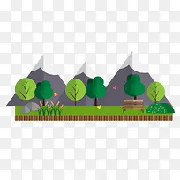 卡通树山