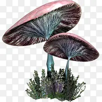 立体游戏蘑菇背景
