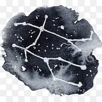 十二星座星星排样素材