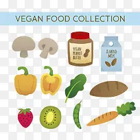卡通蔬菜食物食品图
