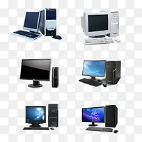 多种风格台式电脑素材