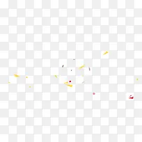 三角形几何体不规则漂浮
