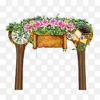 鲜花拱门