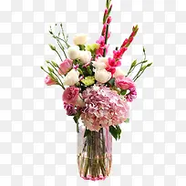 产品实物粉色鲜花