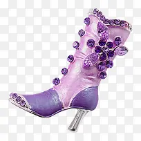紫色靴子