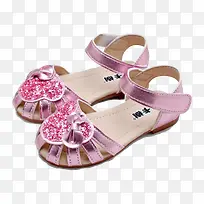 粉色儿童凉鞋