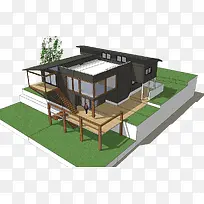 展览馆效果图