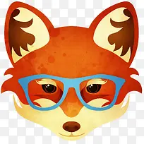 戴眼镜的狐狸