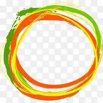 彩色缤纷抽象炫酷墨迹圆圈