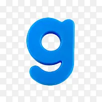 幼圆纯色字母g