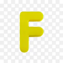 幼圆纯色字母f