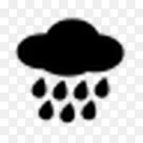 大雨天气符号小图标