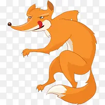 伸舌头的狐狸