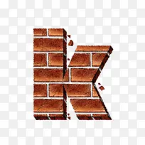 砖纹字母k
