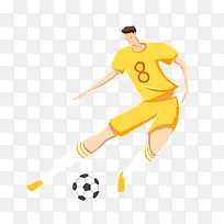 2018世界杯海报足球运动员设计