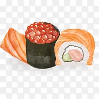 手绘日本美味寿司