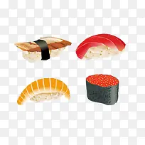 卡通日式料理寿司