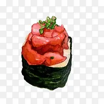 水彩寿司