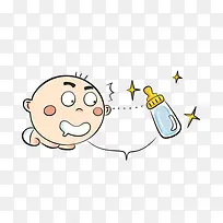 想喝奶的宝宝
