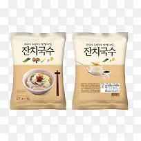 韩式面食零食包装袋