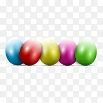 矢量彩色的蛋