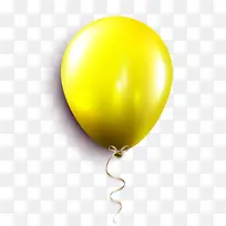 小清新黄色气球