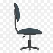 黑色的办公室可升降椅子