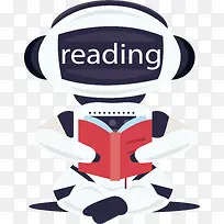 读书阅读的机器人