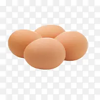 褐色鸡蛋四个初生蛋实物