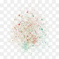 色彩矢量喷粉