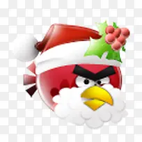 圣诞节主题愤怒的小鸟图标