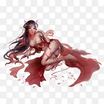 游戏人物妩媚女子装饰图片