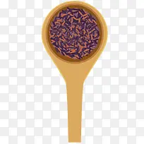一勺紫米免抠PNG
