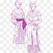 两个美女